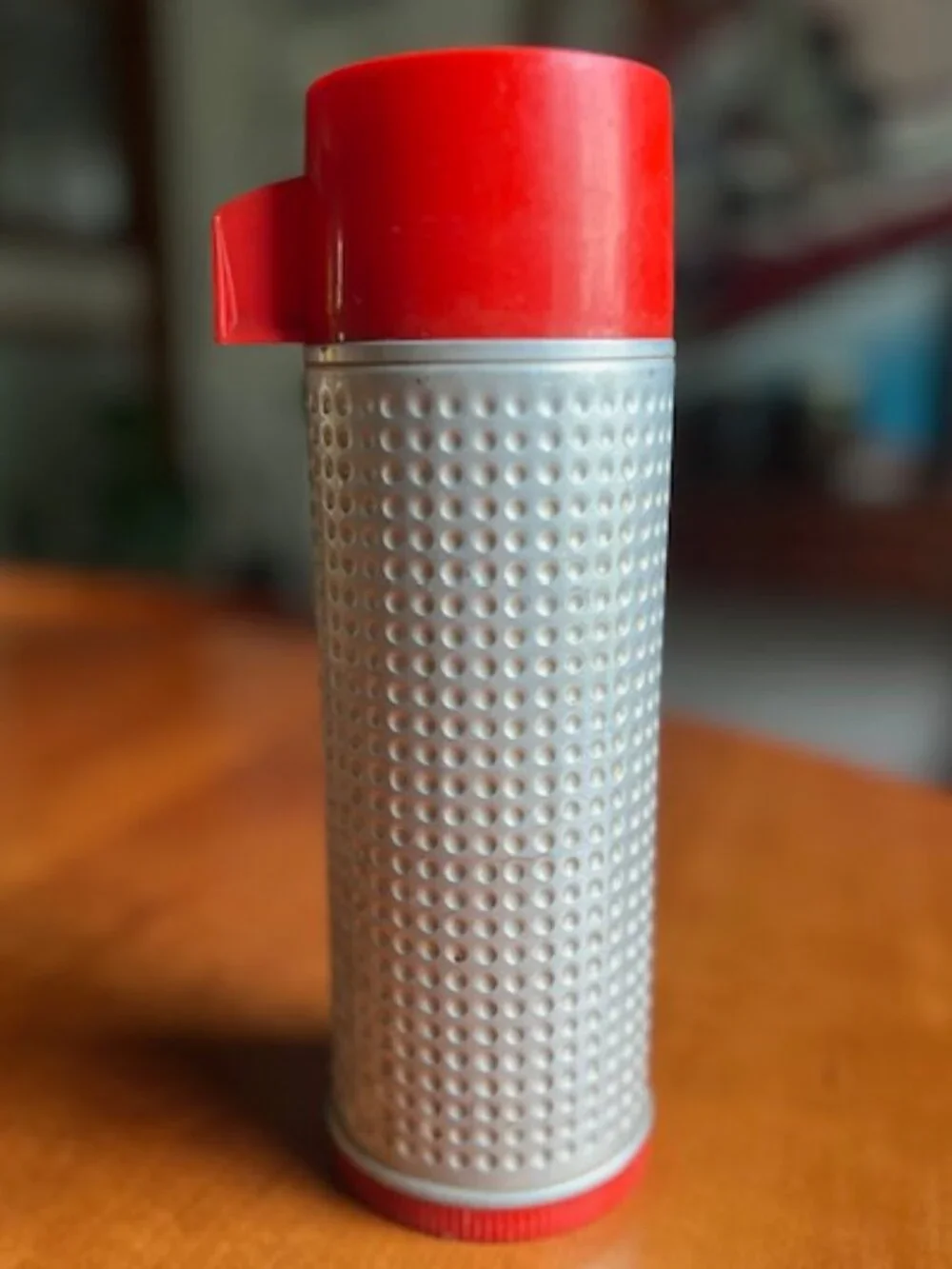 VINTAGE Aladdin Thermo-King #70B-Pint Vacuum Hobnail Design Bottle